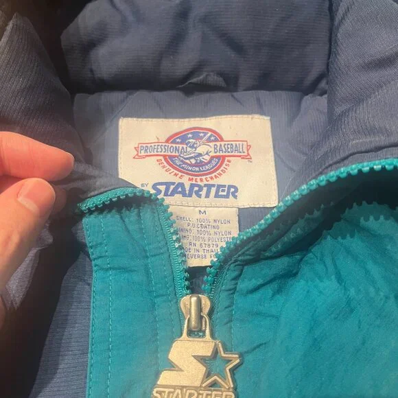 Vintage 90s Salt Lake Buzz Triple-A Starter Pull Over Jacket Coat - GUC - Medium - Picture 4 of 13